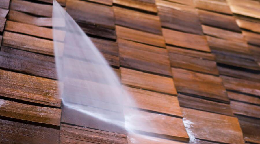 Professional gutter cleaning in McMillan, MI